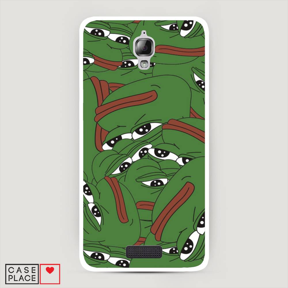 

Чехол Awog на Lenovo S660 / Леново S660 "Печальный frog", 110650-9