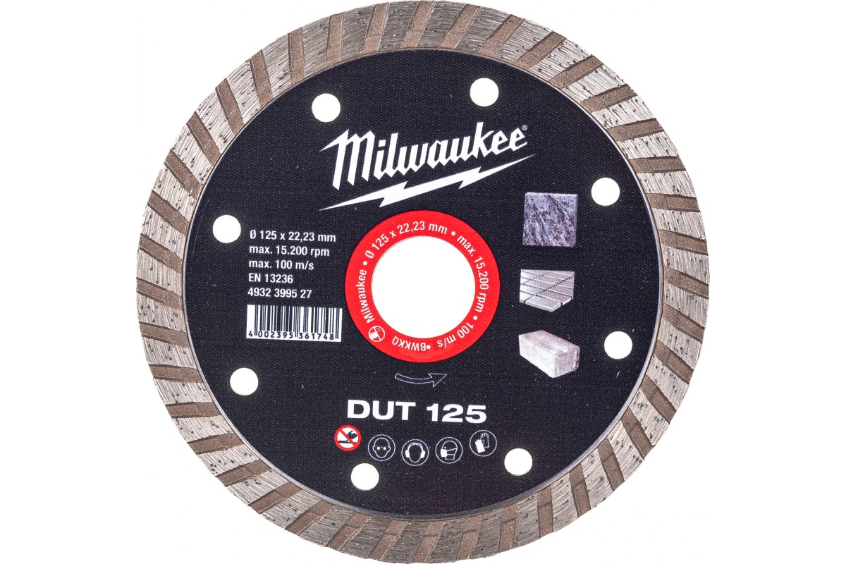 

Алмазный диск Milwaukee DUT 125 4932399527, DUT 125