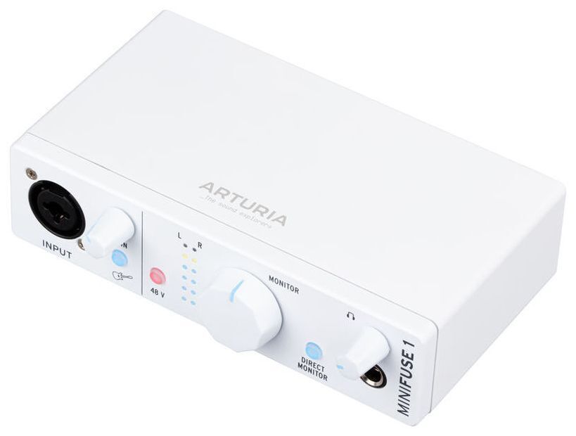 фото Внешняя звуковая карта arturia minifuse 1 white