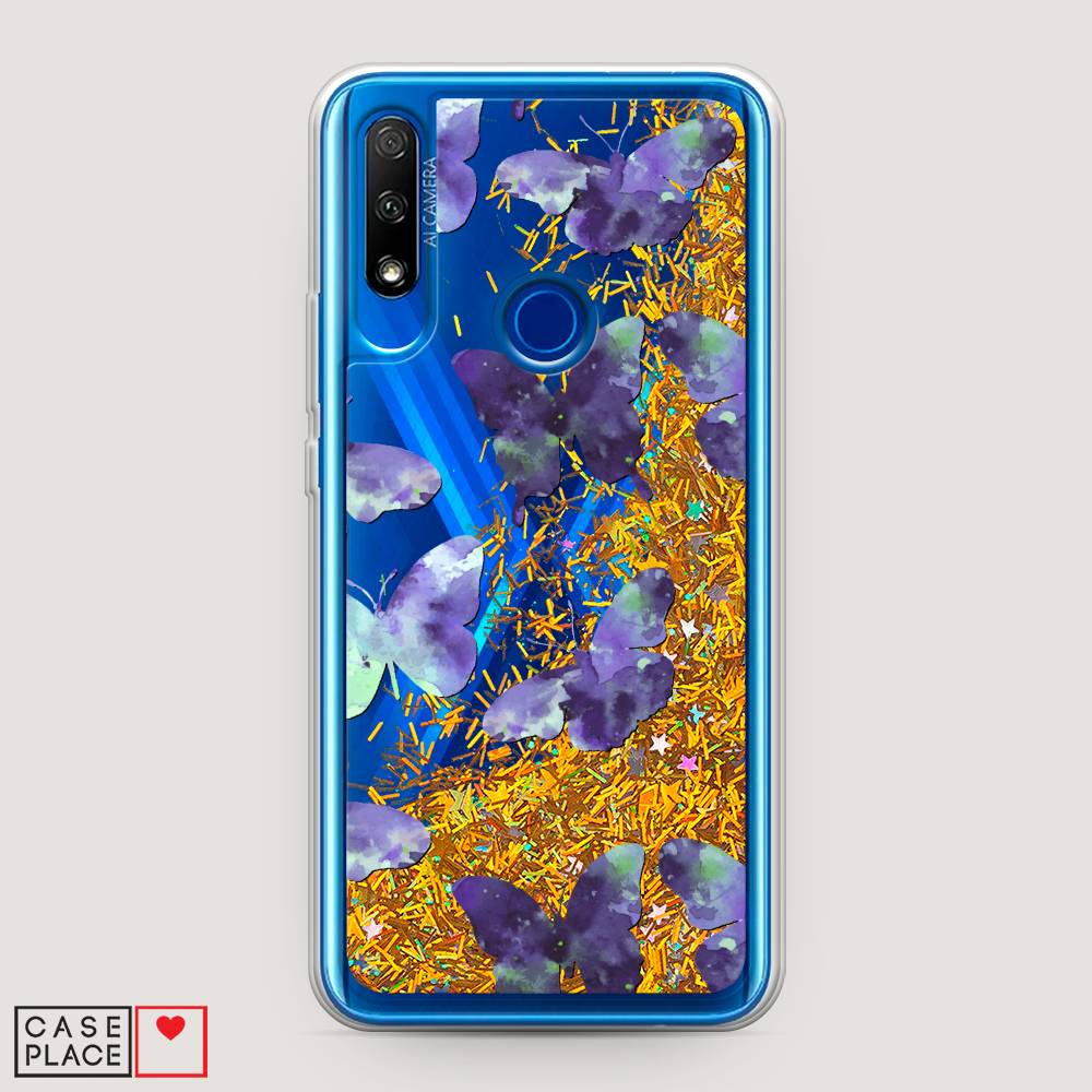 фото Чехол awog "бабочки отпечатки" для honor 9x