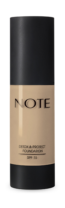 Тональный крем Note Detox And Protect Foundation SPF 15, тон 01