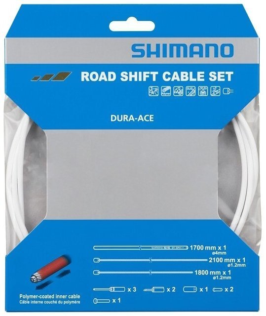 

Трос+оплетка перекл, OT-SP41, шоссе, полимерн. покр., 1700мм, бел., Белый, OT-SP41