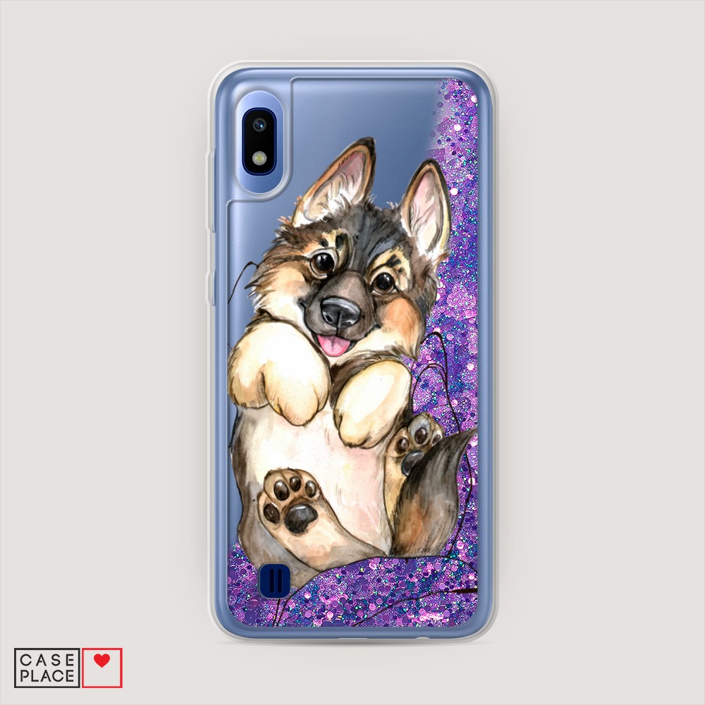 

Чехол Awog на Samsung Galaxy A10 "Овчарка в ладошках", Разноцветный, 27992-1