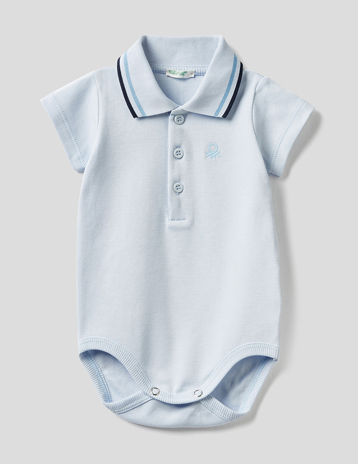 

Боди детское Benetton 22P_3CDIMB072_081_68 голубой р.68, 22P_3CDIMB072_081
