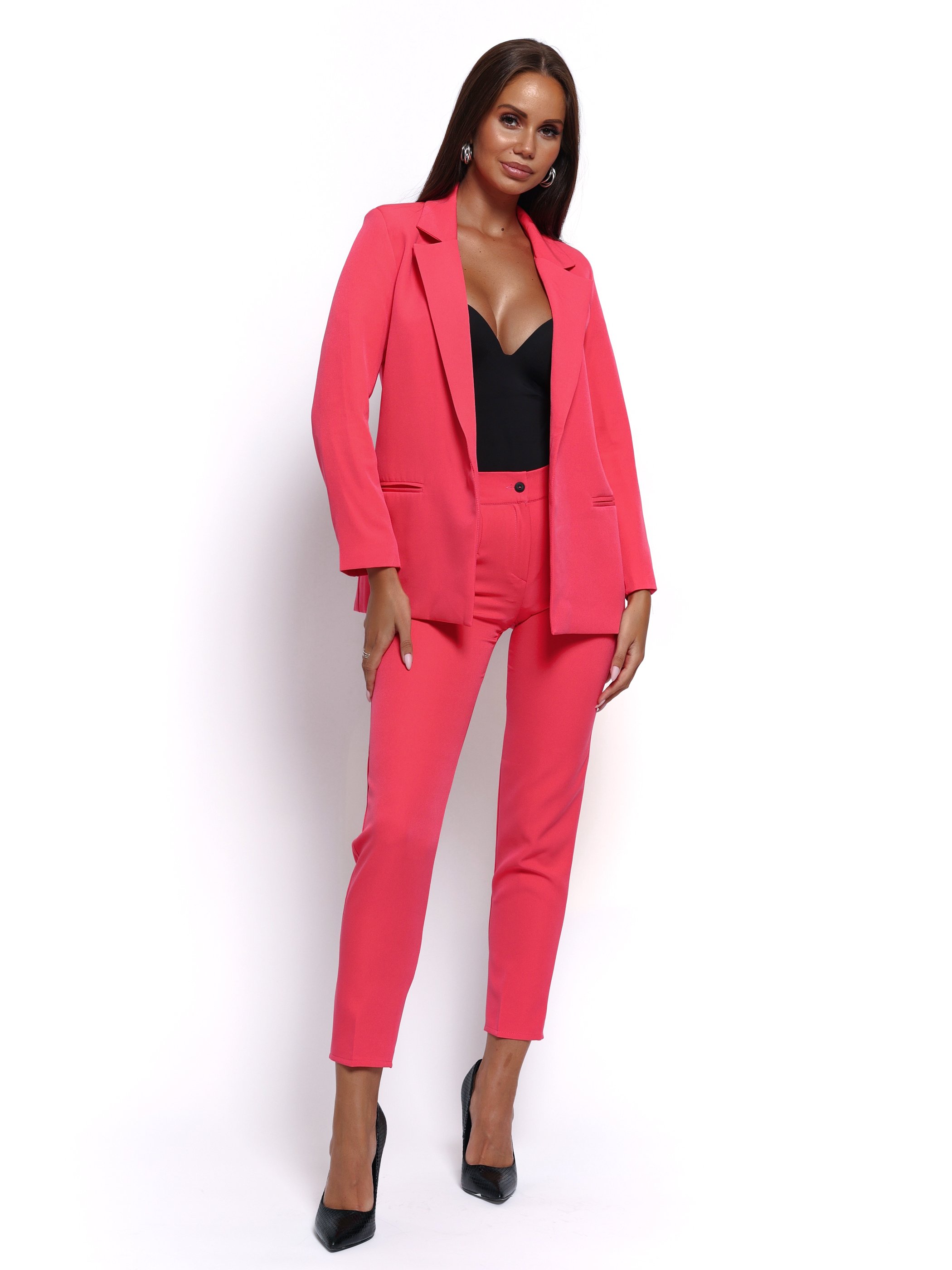 

Костюм женский DAZZLE STYLE Классика розовый 42 RU, Классика