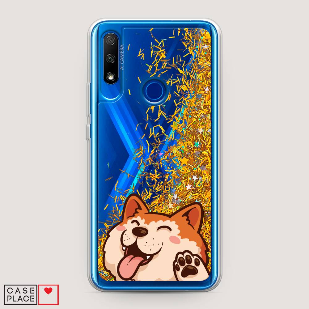 

Чехол Awog на Honor 9X "Акита-ину машет", Оранжевый, 69990-1
