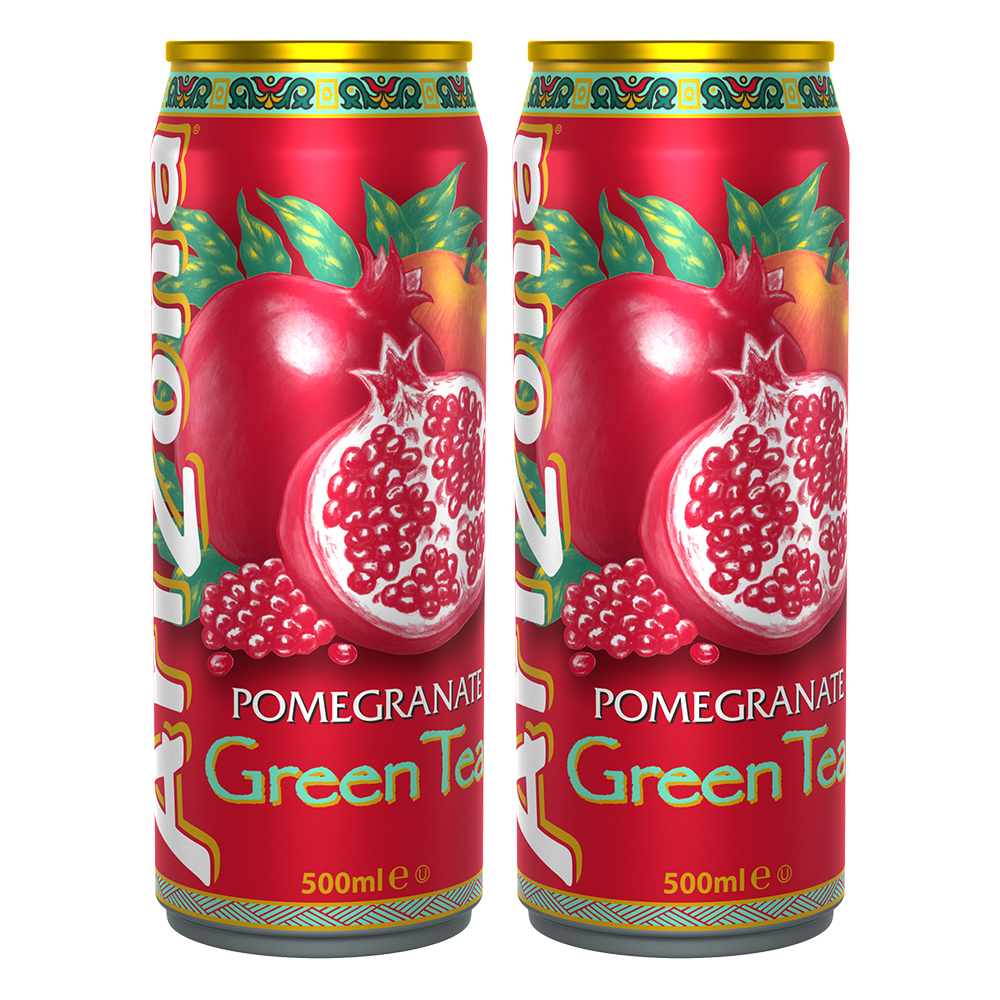 

Напиток AriZona Green Tea Pomegranate 2 шт по 500 мл