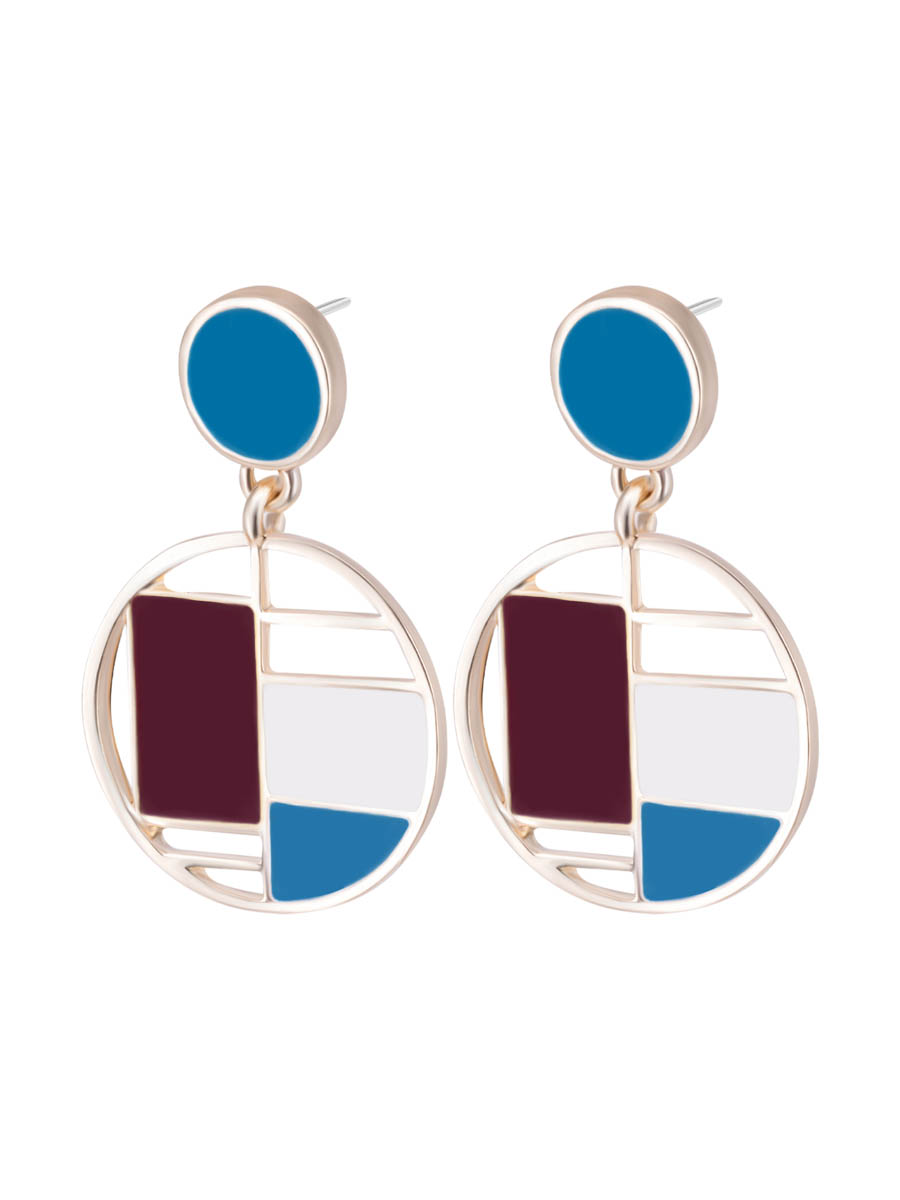 

Серьги из бижутерного сплава OTOKODESIGN 2-60310, эмаль, 2-60310