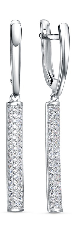 

Серьги из серебра Kari Jewelry 222161, фианит, 222161