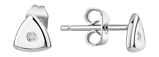 

Серьги из серебра Kari Jewelry 213626, бриллиант, 213626