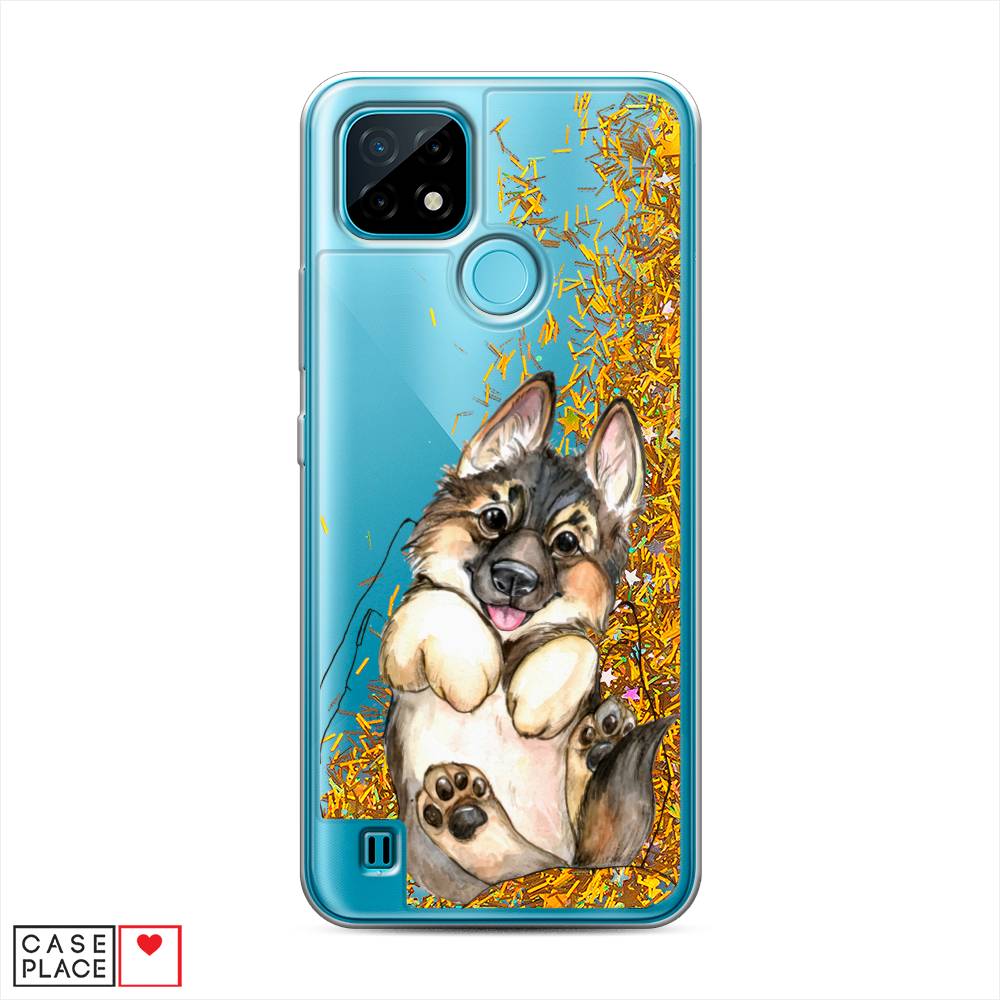 

Чехол Awog на Realme C21 "Овчарка в ладошках", Разноцветный, 254990-1