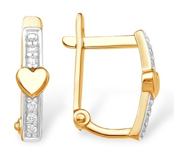 

Серьги из серебра Kari Jewelry 222552, фианит, 222552