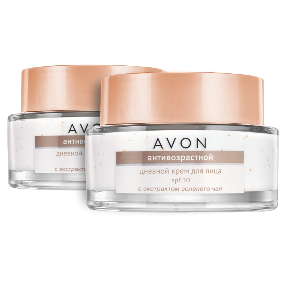 Комплект Дневной крем для лица Avon True SPF 30 Антивозрастной 50 мл х 2 шт 719₽