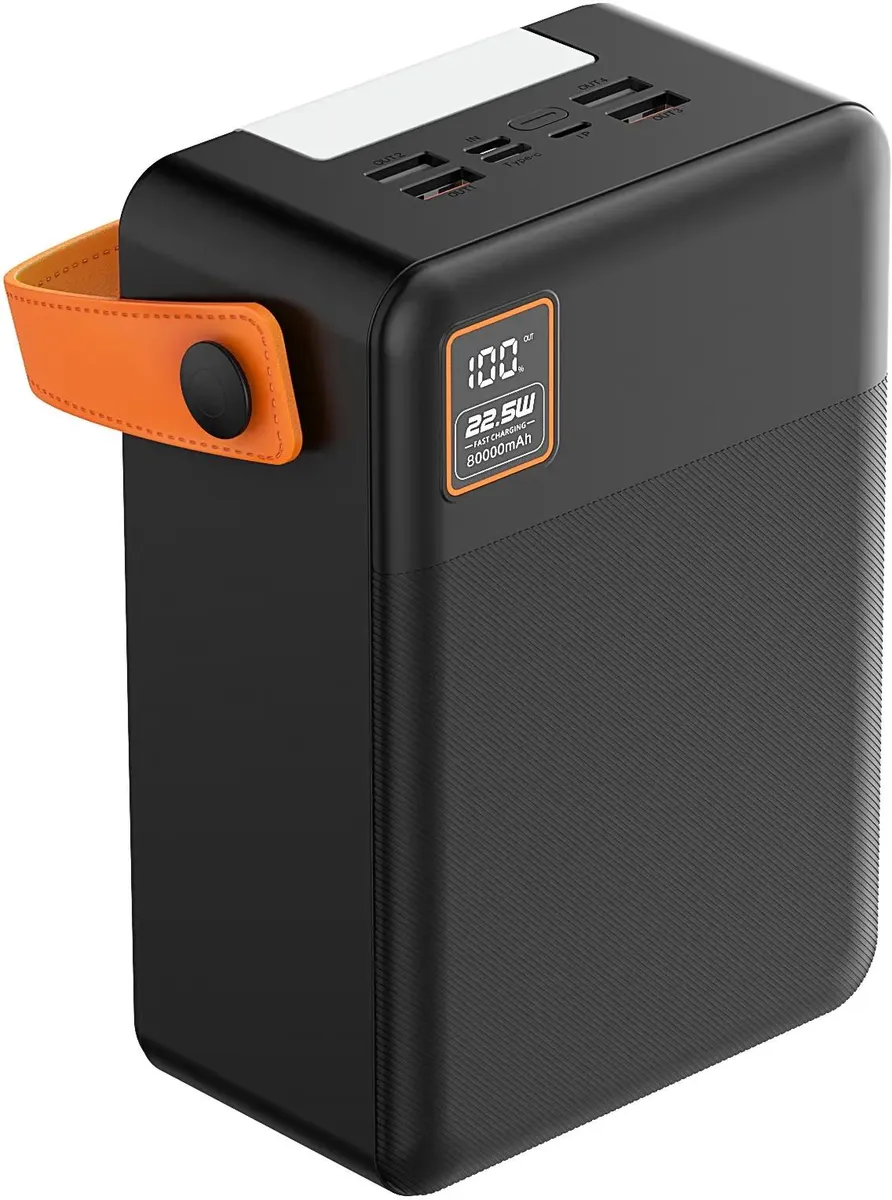 

Внешний аккумулятор (Power Bank) TFN Porta PB-323, 80000мAч, черный (tfn-pb-323-bk), PB-323