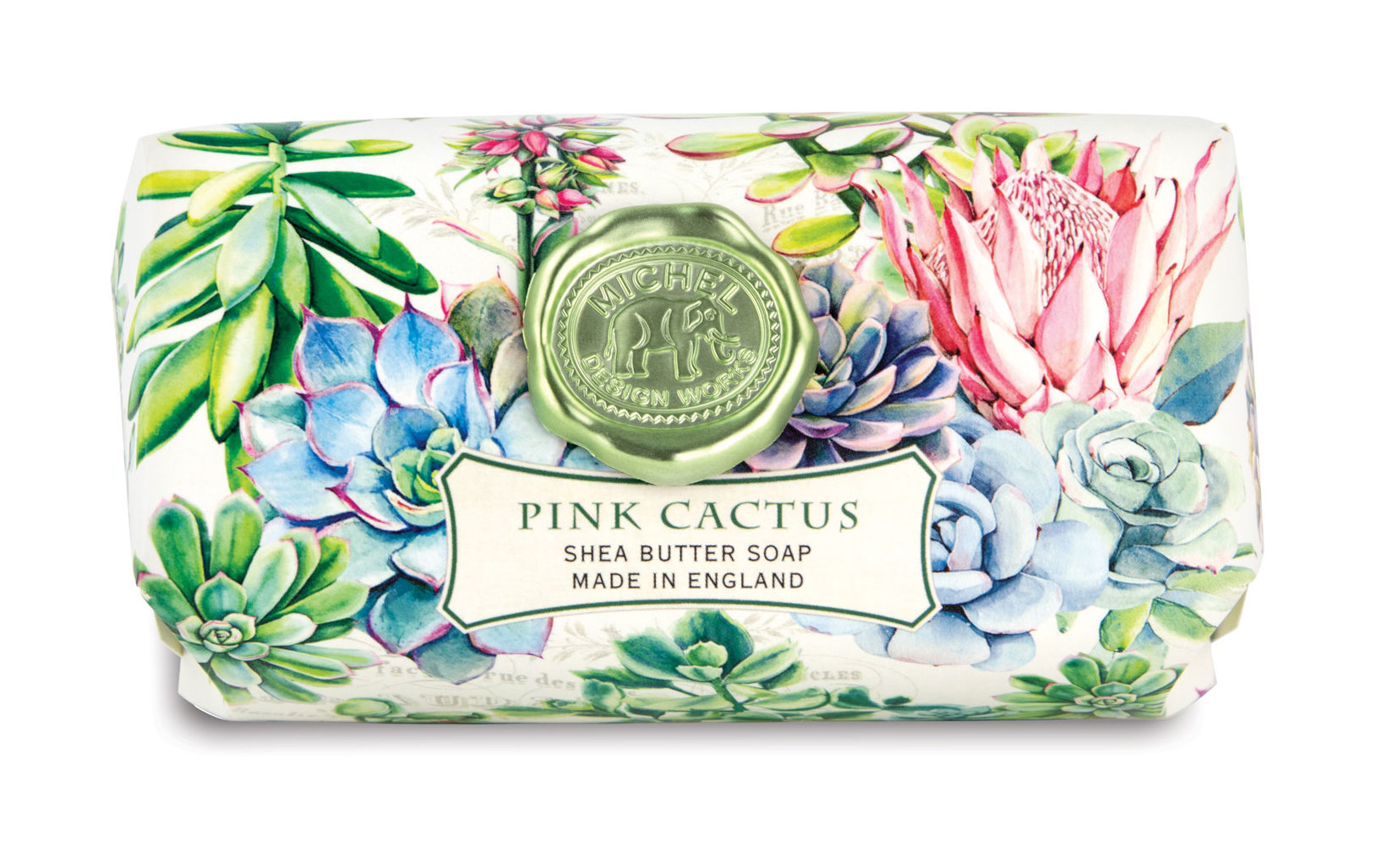 Мыло Michel Design Works Pink Cactus Large Bath Soap Bars, 246г  - Купить