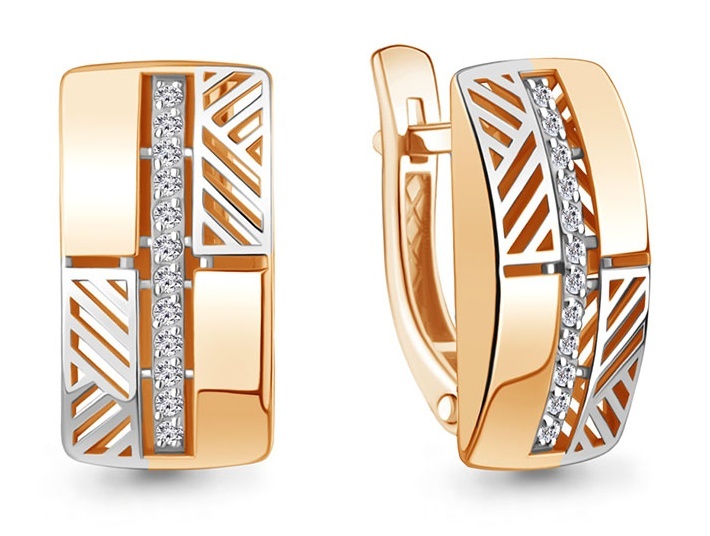 

Серьги из золота Kari Jewelry 231816, бриллиант, 231816