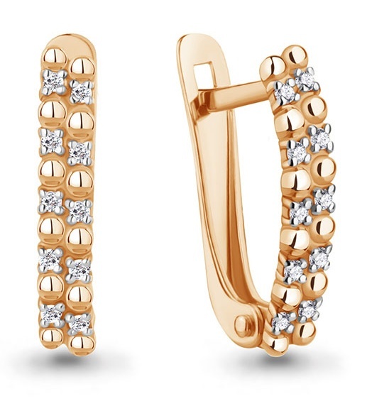 

Серьги из золота Kari Jewelry 231814, бриллиант, 231814