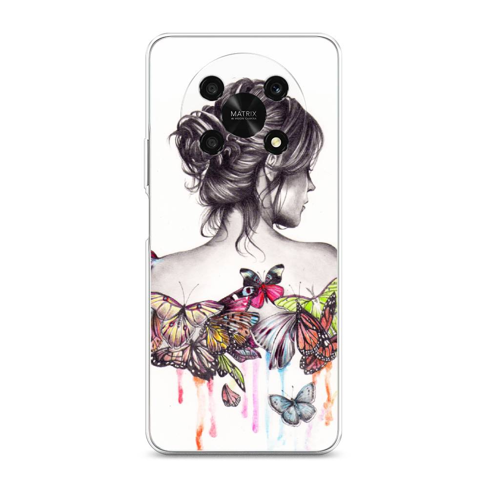 

Чехол Awog для Honor X9 5G "Девушка с бабочками", 6109750-10