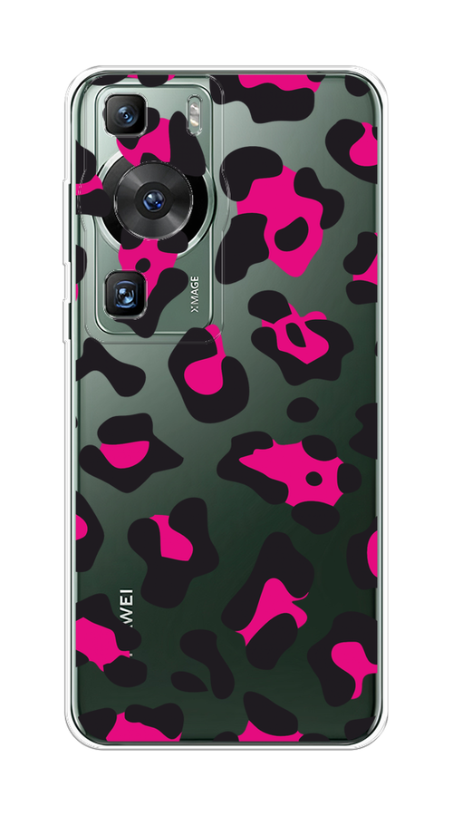 

Чехол на Huawei P60/P60 Pro "Pink cow spots", Черный;розовый, 6121150-1