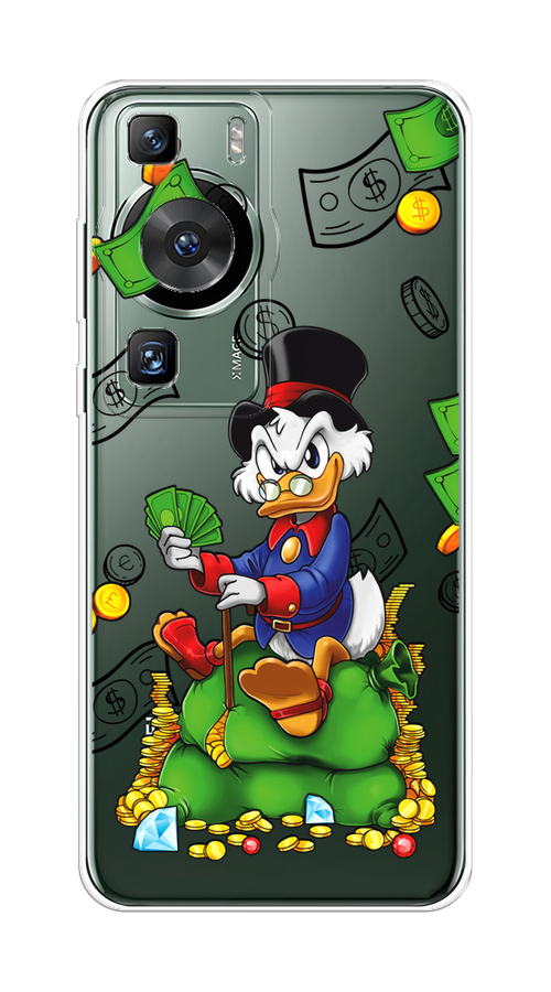 

Чехол на Huawei P60/P60 Pro "Scrooge Richness", Черный;синий;зеленый, 6121150-1