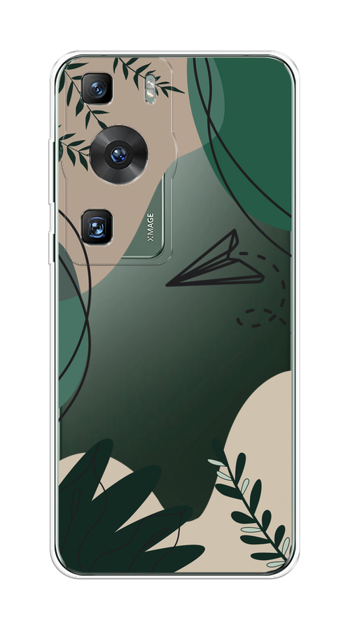 

Чехол на Huawei P60/P60 Pro "Secret Garden", Зеленый;бежевый;черный, 6121150-1