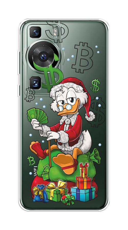 

Чехол на Huawei P60/P60 Pro "Богатый санта Скрудж Макдак", Белый;красный;зеленый, 6121150-1