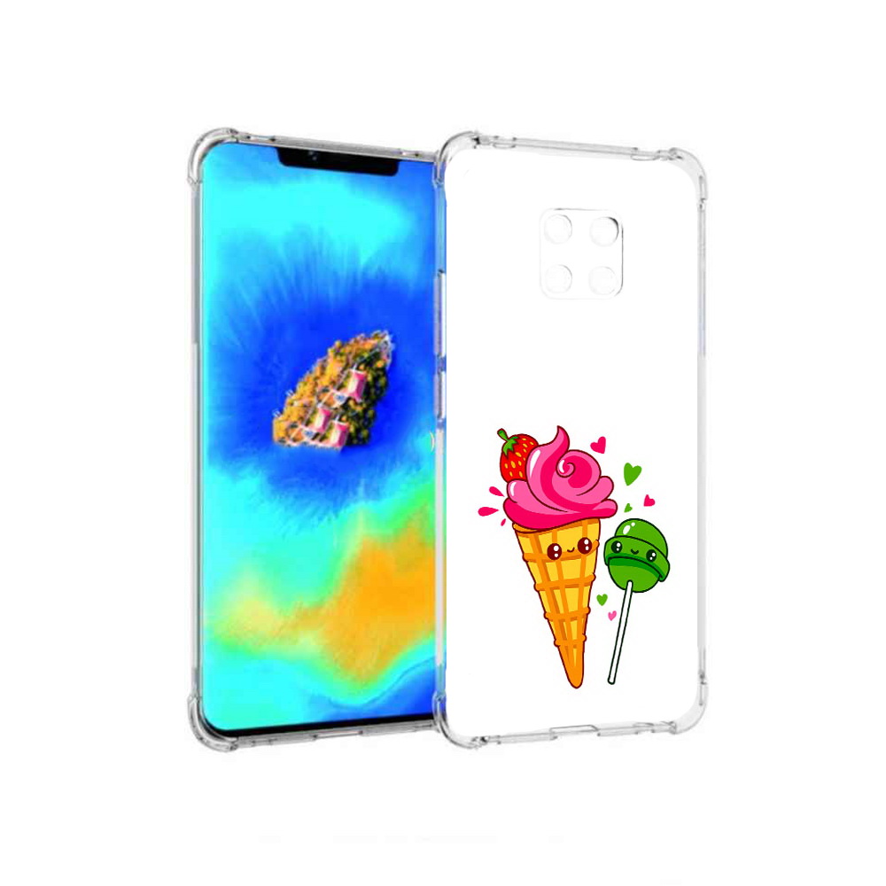 

Чехол MyPads Вкусняшки для Huawei Mate 20 Pro, Прозрачный, Tocco