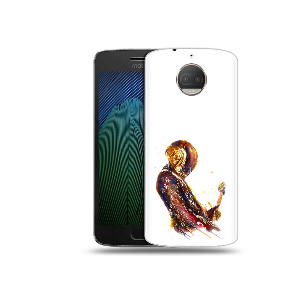 

Чехол MyPads Tocco для Motorola Moto G5S Plus космо-музыкант (PT75337.377.393), Прозрачный, Tocco