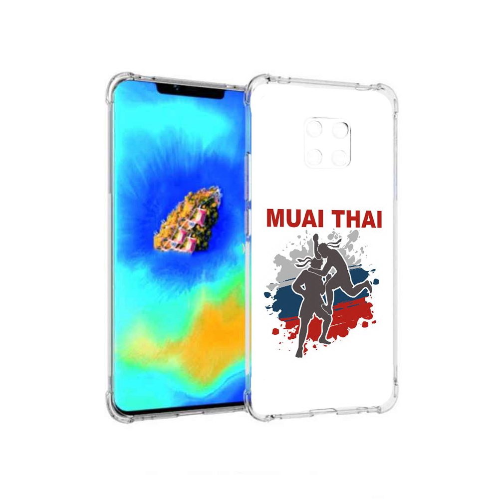 

Чехол MyPads Муайтай для Huawei Mate 20 Pro, Прозрачный, Tocco