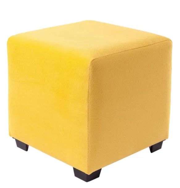 Пуф Arrau art квадратный желтый 40х40х40 см