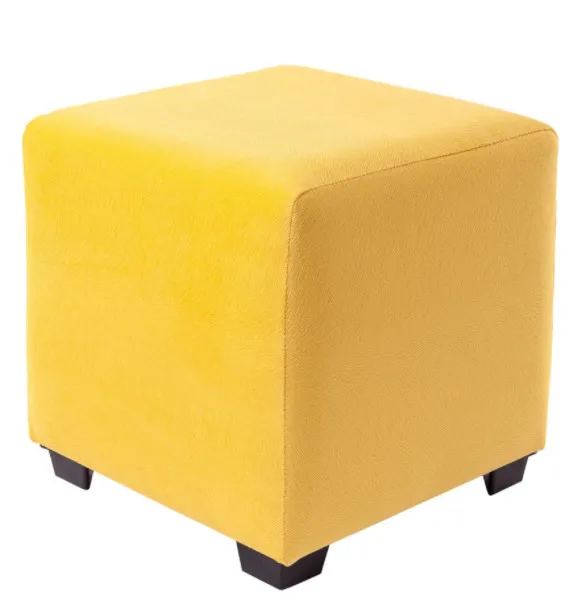 Пуф Arrau art квадратный желтый 40х40х40 см