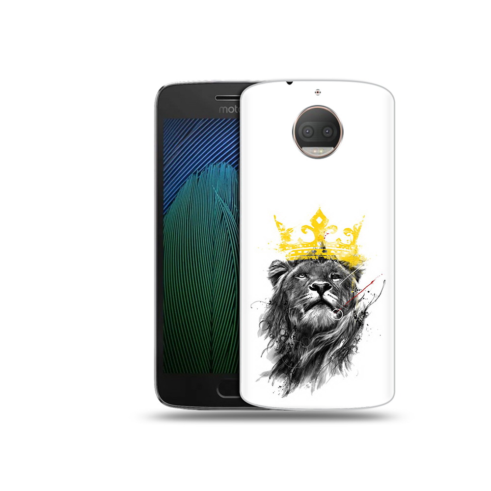 

Чехол MyPads Tocco для Motorola Moto G5S Plus король-лев (PT75337.377.391), Прозрачный, Tocco