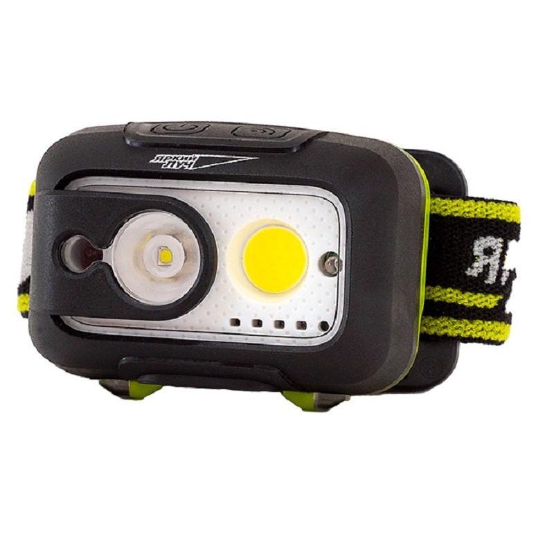 

Фонарь налобный Яркий луч LH-450A MA-HALO 5W LED +3W COB max.450 лм, 3 реж, Черный;зеленый