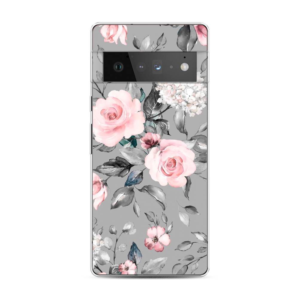 

Чехол Awog "Розы на сером" для Google Pixel 6 Pro, 270950-8
