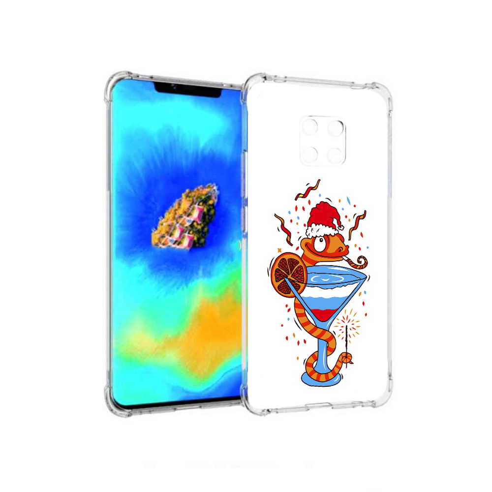 

Чехол MyPads змейка для Huawei Mate 20 Pro, Прозрачный, Tocco