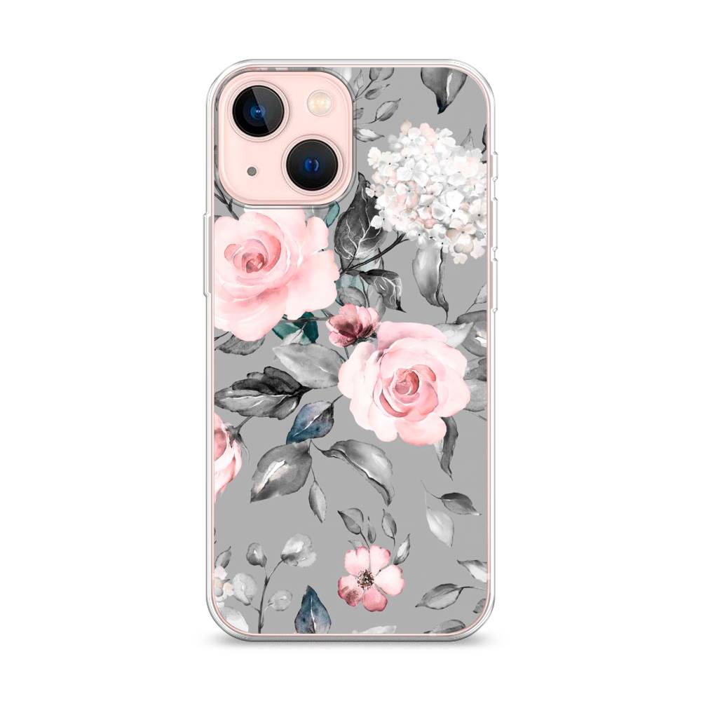 

Чехол Awog "Розы на сером" для Apple iPhone 13 mini, 14150-8