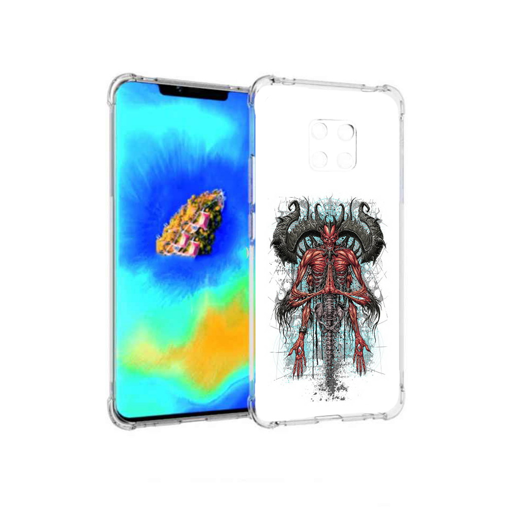 

Чехол MyPads дьявол для Huawei Mate 20 Pro, Прозрачный, Tocco