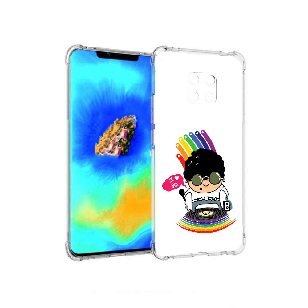 

Чехол MyPads Я люблю 80-е для Huawei Mate 20 Pro, Прозрачный, Tocco