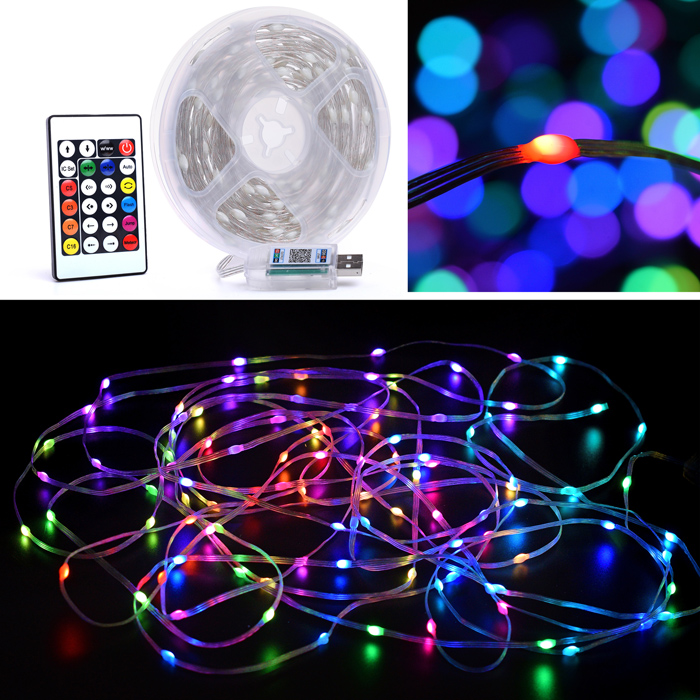 

Световая гирлянда новогодняя Снеговичок S01532-1 10 м разноцветный/RGB