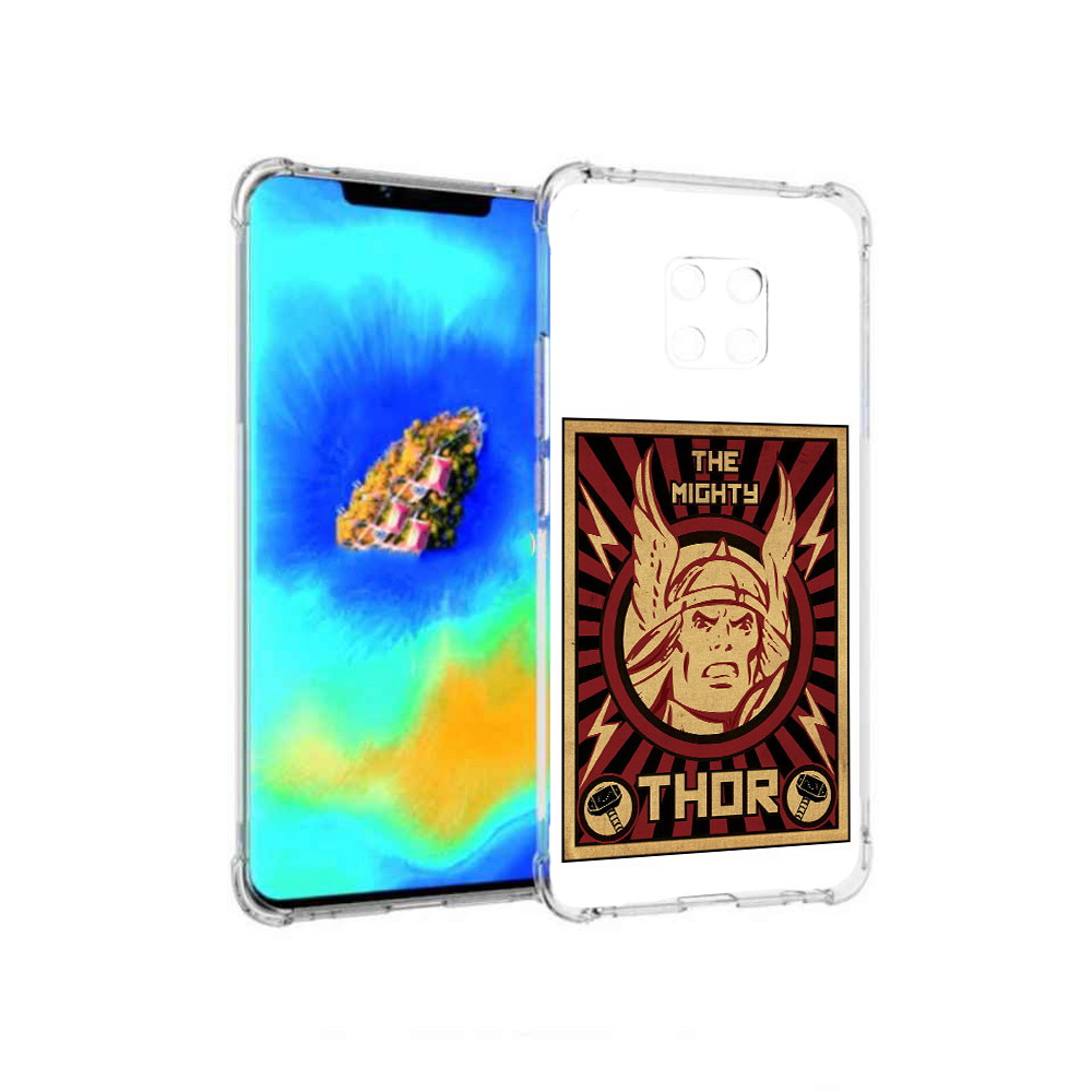 

Чехол MyPads тор лицо для Huawei Mate 20 Pro, Прозрачный, Tocco