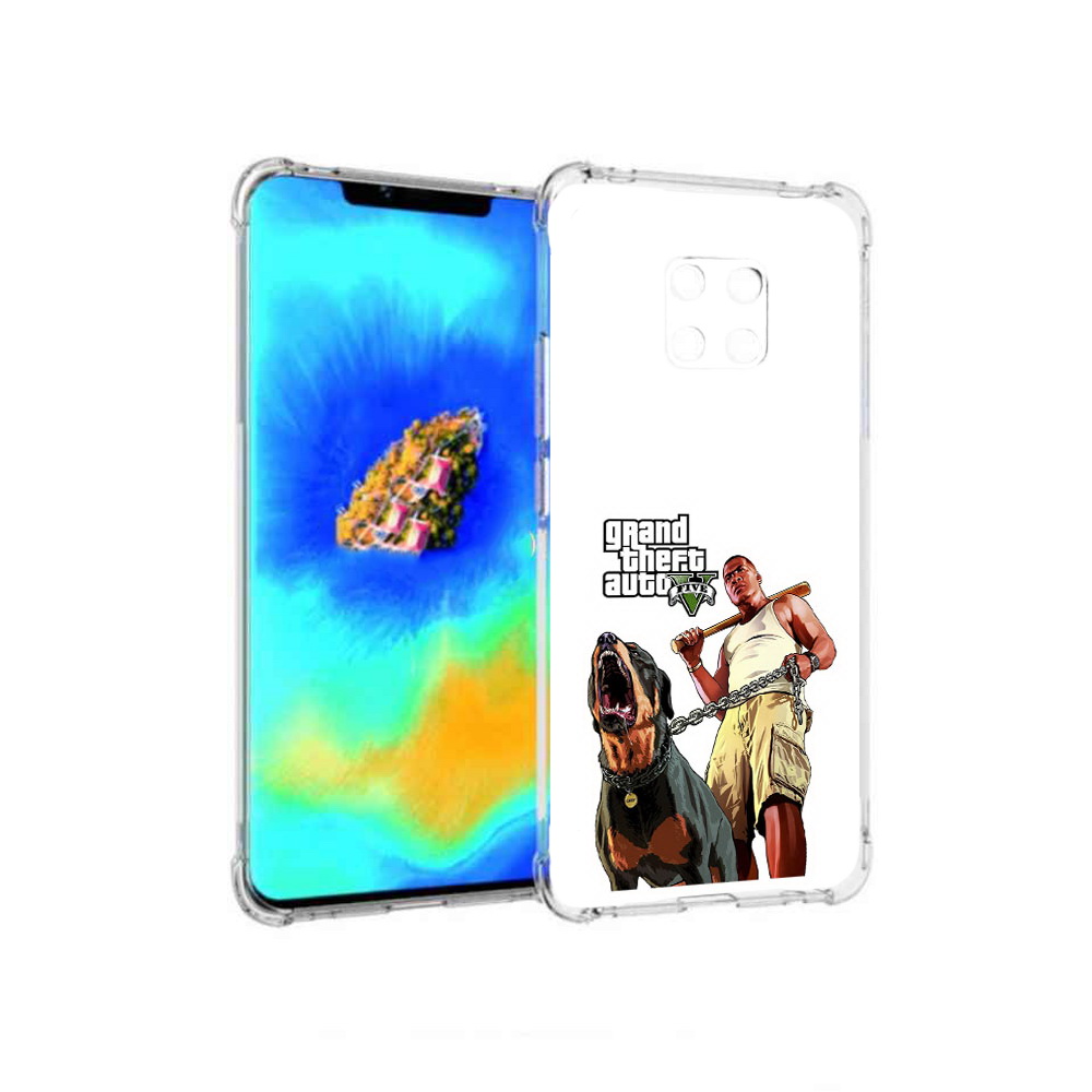 

Чехол MyPads GTA грозная собака для Huawei Mate 20 Pro, Прозрачный, Tocco