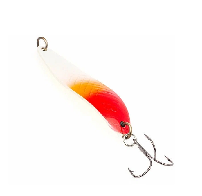 

Блесна колебалка Akara Action Series Viskan 65 12 гр. 3/7 oz. AB118, Белый;красный;оранжевый, Action Series Viskan