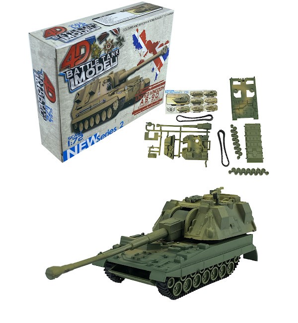 

Модель танка для сборки Город Игр AS-90 GN-7570/горчичный