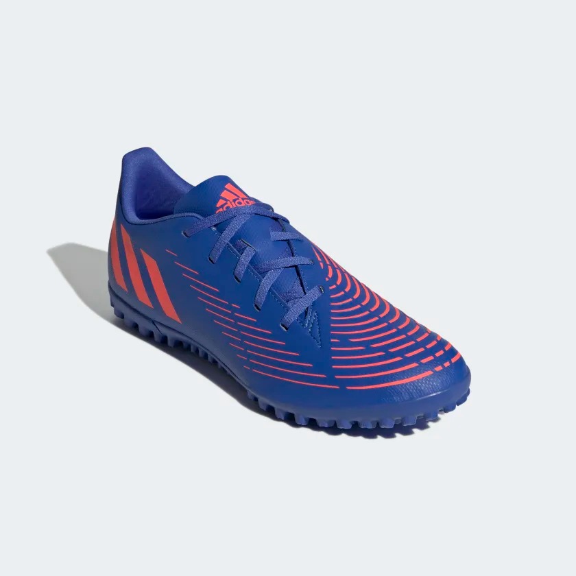 фото Кроссовки мужские adidas predator edge.4 tf синие 8.5 uk