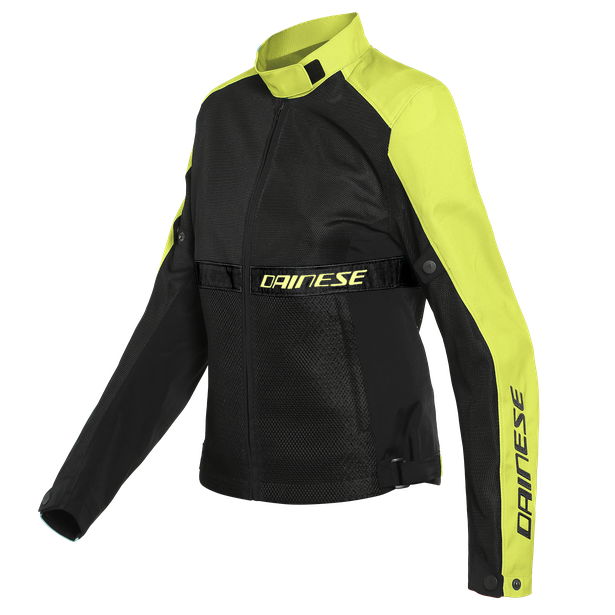 фото Куртка текстильная женская dainese ribelle air lady tex black/fluo-yellow (р.48)