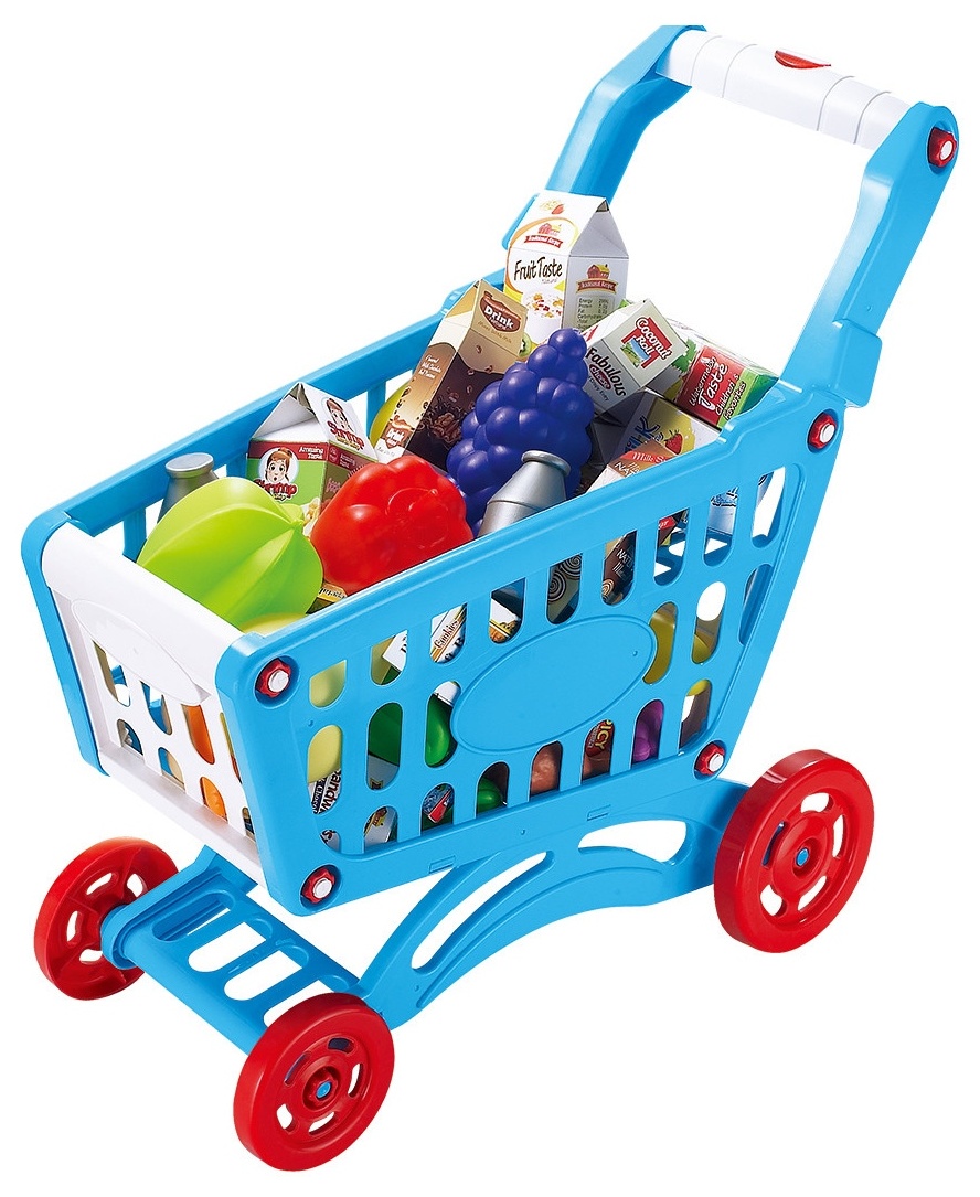 

Игровой набор Город Игр Магазин Тележка GN-8075/голубой