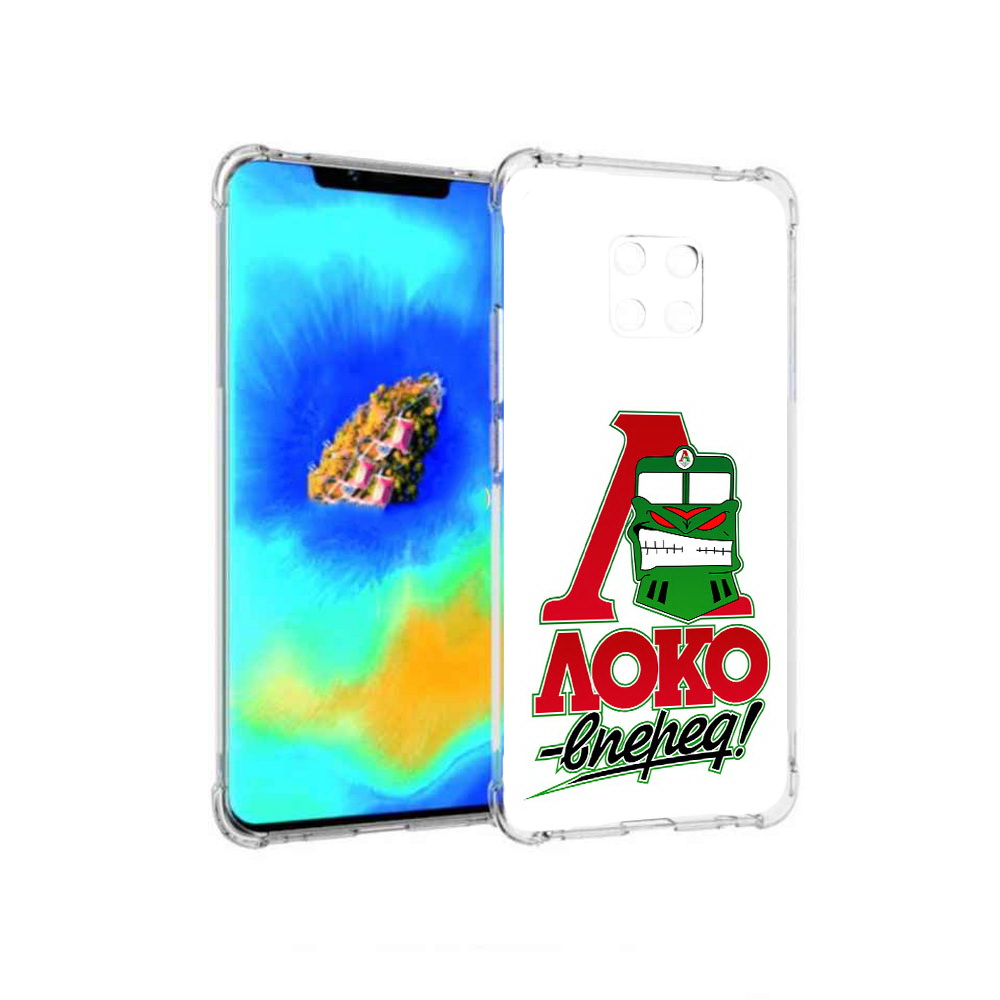 

Чехол MyPads ФК локо вперед для Huawei Mate 20 Pro, Прозрачный, Tocco
