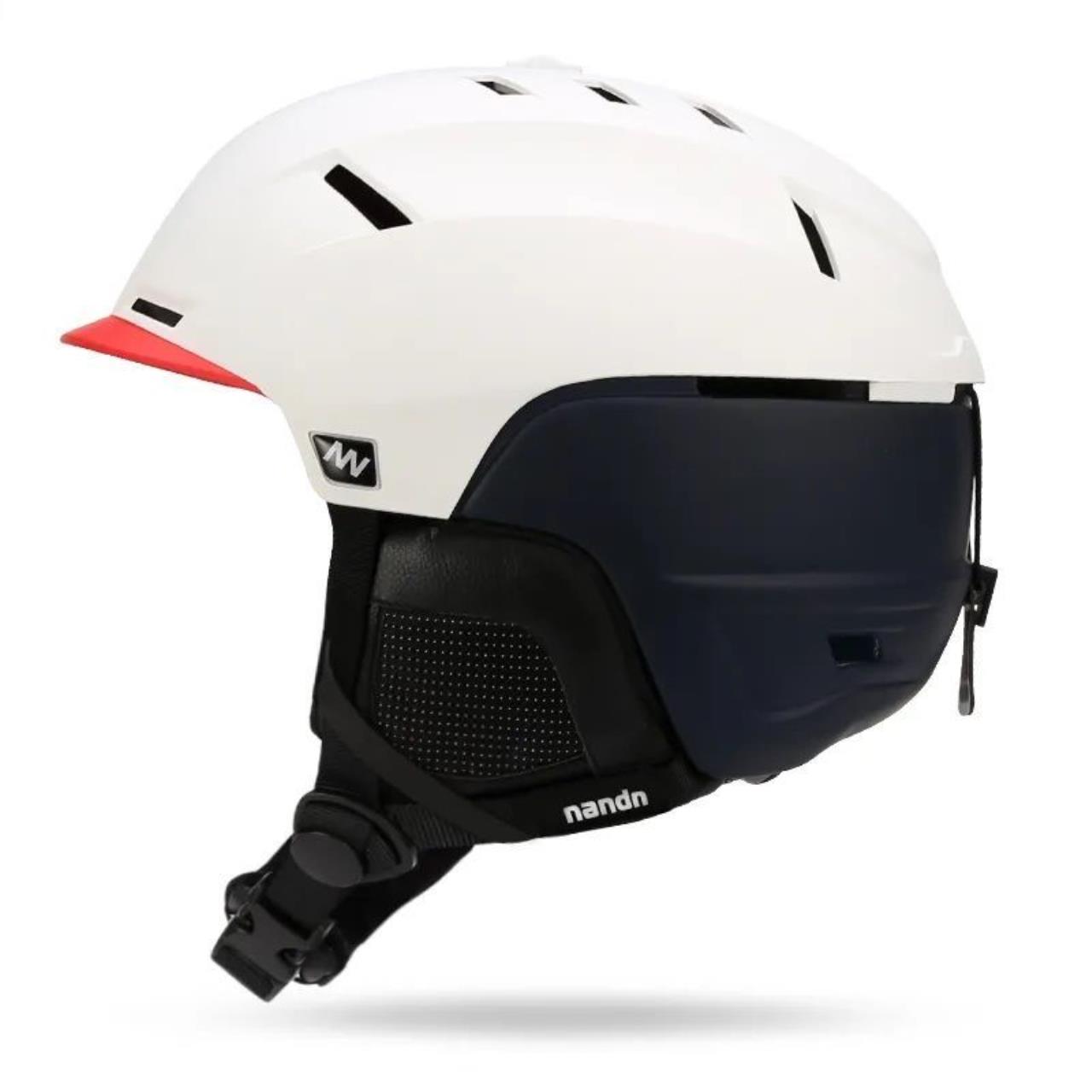 

Шлем горнолыжный NANDN NT728 WHITE/BLACK L, Белый;черный, NT728