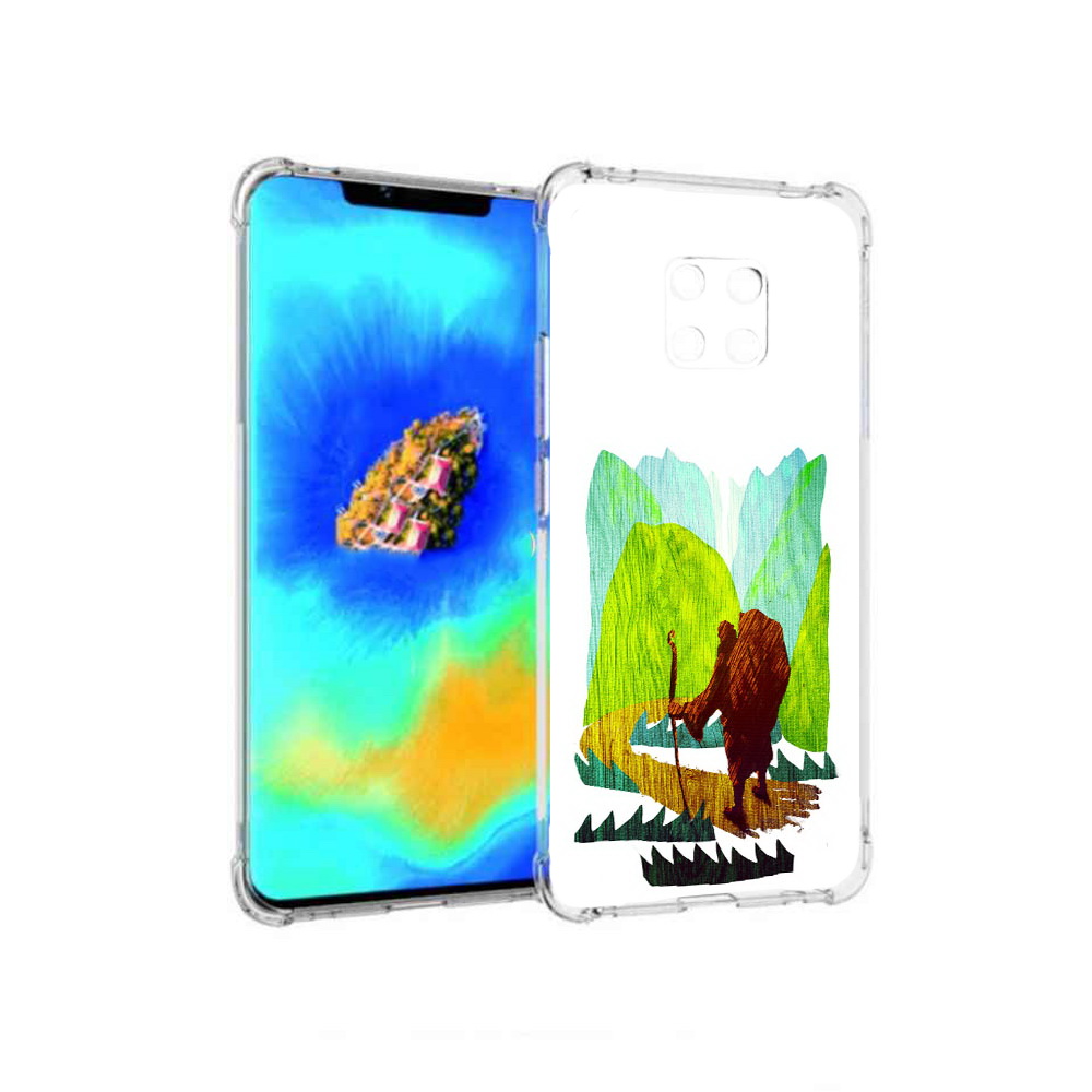 

Чехол MyPads Лесная тропа для Huawei Mate 20 Pro, Прозрачный, Tocco