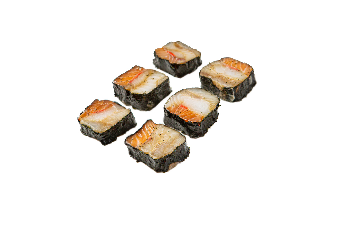 

Роллы ВкусВилл из лосося и палтуса синекорого 150 г